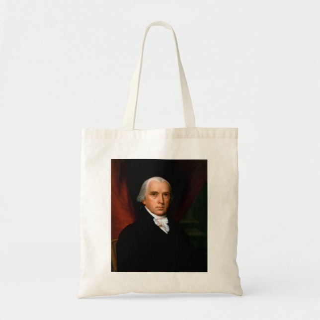 Bolso De Tela James Madison el 4º Presidente: América Colonial (Frente)