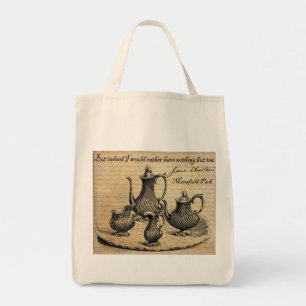 Bolso De Tela Jane Austen: Nada pero té
