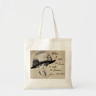 Bolso De Tela Jane Austen: Para siempre
