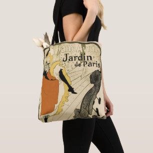 Bolso De Tela Jane Avril, bailarina de Art Nouveau, de Toulouse
