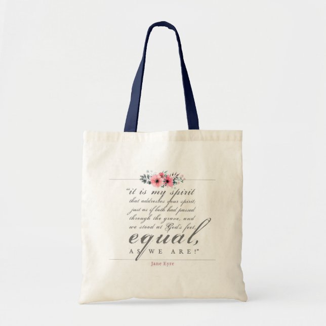 Bolso De Tela Jane Eyre - Como Somos (Frente)