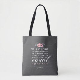 Bolso De Tela Jane Eyre - Como Somos - Negro