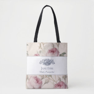 Bolso De Tela Jane Eyre - Lector Que Me Casé Con Él - Doves Flor