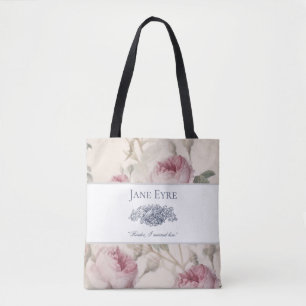 Bolso De Tela Jane Eyre - Lector Que Me Casé Con Él - Doves Flor