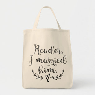 Bolso De Tela Jane Eyre Reader Me Casé Con Él