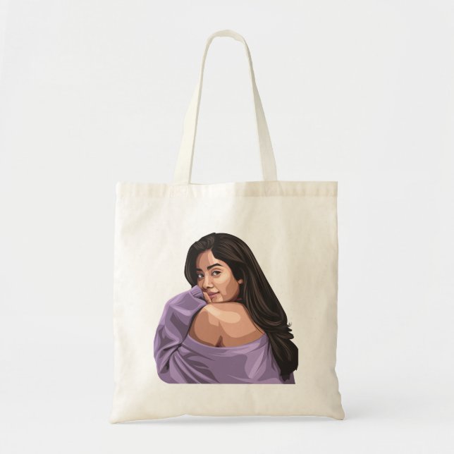 Bolso De Tela Janhvi Kapoor Tote Bag (Frente)