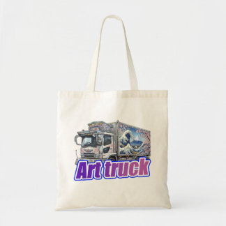 Bolso De Tela Japanese Sakura Wave Art Truck "DEKOTORA"