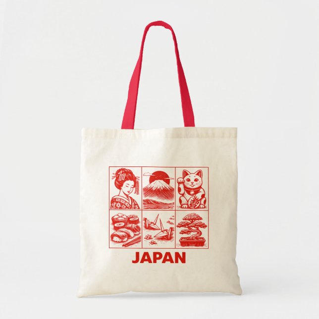 Bolso De Tela Japón  (Frente)