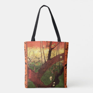 Bolso De Tela Japonismo: Árbol de ciruelo en flor de Vincent van