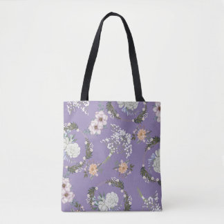 Bolso De Tela Jardim Encantado