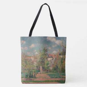 Bolso De Tela Jardín a plena luz del sol, Camille PIssarro, 1876