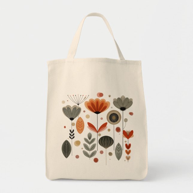 Bolso De Tela Jardín Boho (Frente)