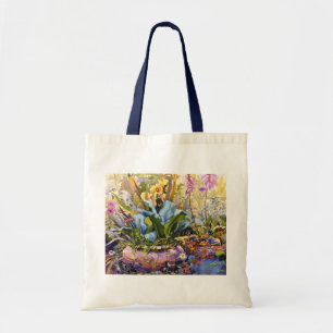 Bolso De Tela Jardín con las plantas 2000