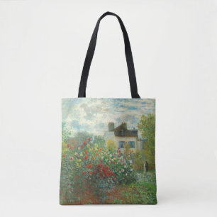 Bolso De Tela Jardín de artistas de Monet en Argenteuil Pintura