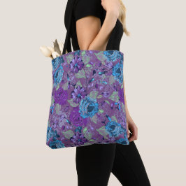 Bolso De Tela Jardín de flores del limpiaparabrisas