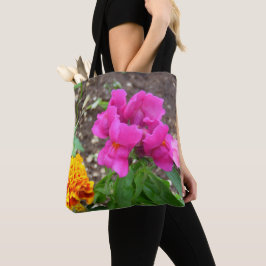 Bolso De Tela Jardín de flores exteriores
