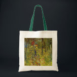 Bolso De Tela Jardín de granja con Crucifijo por Gustav Klimt<br><div class="desc">Jardín de granja con Crucifijo (1911/1912) de Gustav Klimt es un simbolismo de la época victoriana vintage de la pintura religiosa de arte fino. Una escena natural con una variedad de flores alrededor de un crucifijo con Jesucristo en un jardín en una granja. Sobre el artista: Gustav Klimt (1862-1918) fue...</div>