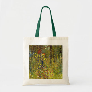 Bolso De Tela Jardín de granja con Crucifijo por Gustav Klimt
