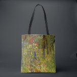 Bolso De Tela Jardín de granja con Crucifijo por Gustav Klimt<br><div class="desc">Jardín de granja con Crucifijo (1911/1912) de Gustav Klimt es un simbolismo de la época victoriana vintage de la pintura religiosa de arte fino. Una escena natural con una variedad de flores alrededor de un crucifijo con Jesucristo en un jardín en una granja. Sobre el artista: Gustav Klimt (1862-1918) fue...</div>