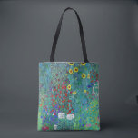 Bolso De Tela Jardín de granja con girasoles, Gustav Klimt<br><div class="desc">Gustav Klimt (14 de julio de 1862 - 6 de febrero de 1918) era un pintor simbolista austríaco y uno de los miembros más destacados del movimiento secesión de Viena. Klimt es conocido por sus pinturas, murales, bocetos y otros objetos artísticos. Además de sus obras figurativas, que incluyen alegorías y...</div>