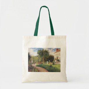 Bolso De Tela Jardín de Les Mathurins en Pontoise por Pissarro