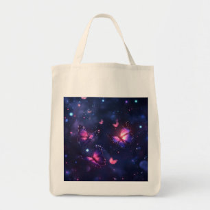 Bolso De Tela Jardín de mariposas nocturnas celestiales