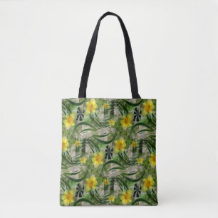 Bolso De Tela Jardín de primavera...