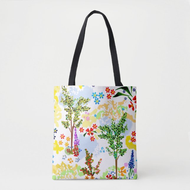 Bolso De Tela Jardín de verano (Anverso)