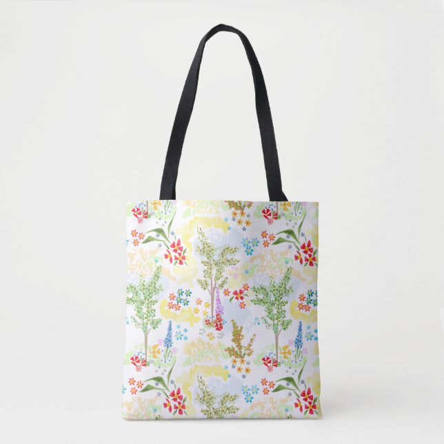 Bolso De Tela Jardín de verano (Anverso)