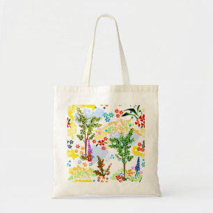 Bolso De Tela Jardín de verano