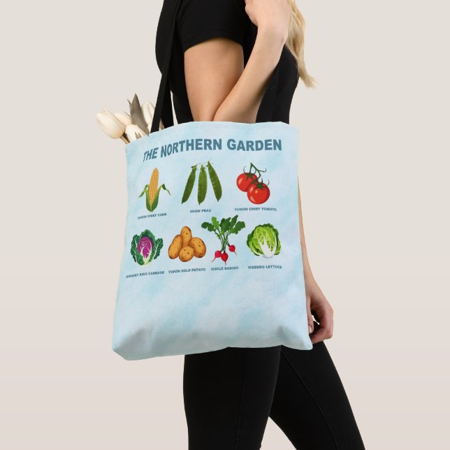 Bolso De Tela Jardín de verduras del norte (Detalle)