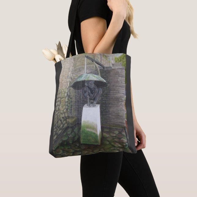 Bolso De Tela Jardin du Tripot, Honfleur, Normandía, Francia (Detalle)