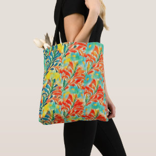 Bolso De Tela Jardín floral exótico Bloom Rubor Art