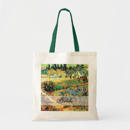 Bolso De Tela jardín fluido con sendero, van Gogh