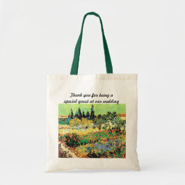 Bolso De Tela jardín fluido con sendero, van Gogh