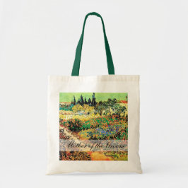 Bolso De Tela jardín fluido con sendero, van Gogh