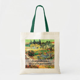 Bolso De Tela jardín fluido con sendero, van Gogh