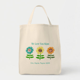Bolso De Tela Jardín fotográfico del Día de la Madre