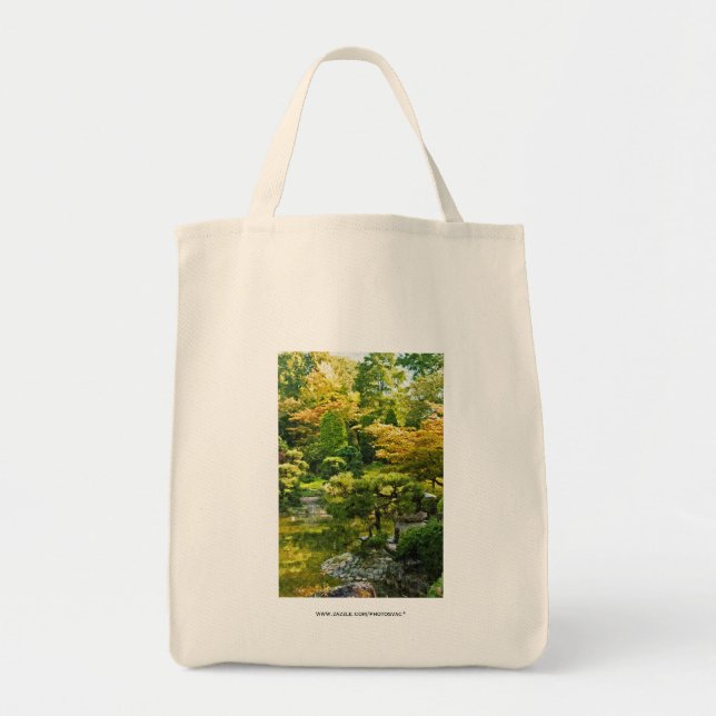 Bolso De Tela Jardín Japonés (Frente)