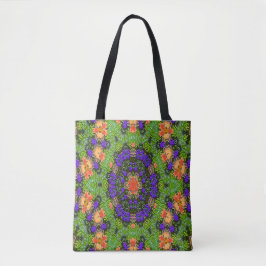 Bolso De Tela Jardín Mandala....