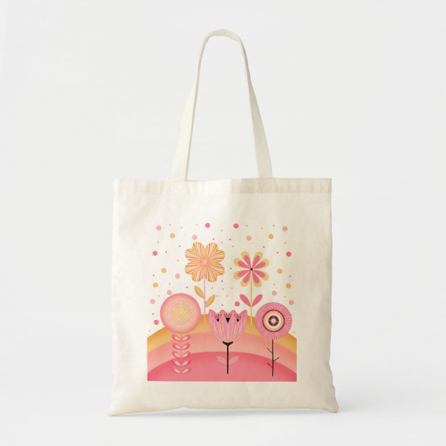 Bolso De Tela Jardín rosa Lemonade (Frente)