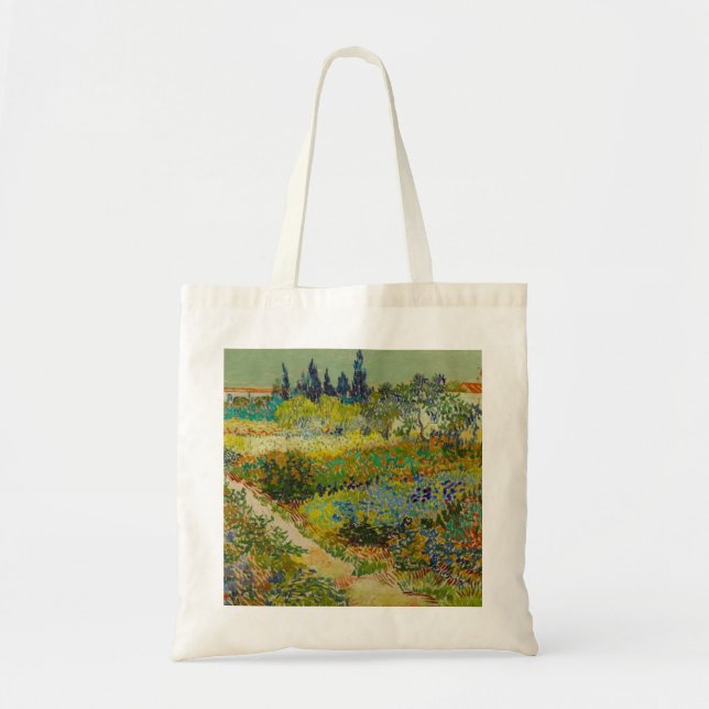 Bolso De Tela Jardín Vincent Van Gogh en Arles (Frente)