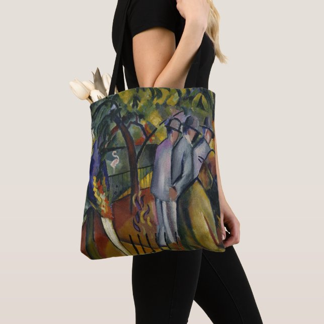 Bolso De Tela Jardín zoológico I de August Macke el | (Detalle)