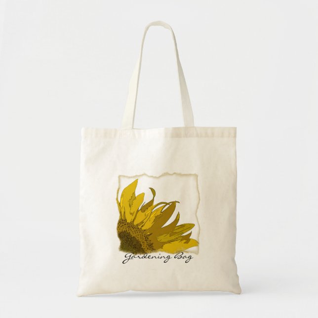 Bolso De Tela Jardinería de Sunflower Corner (Frente)