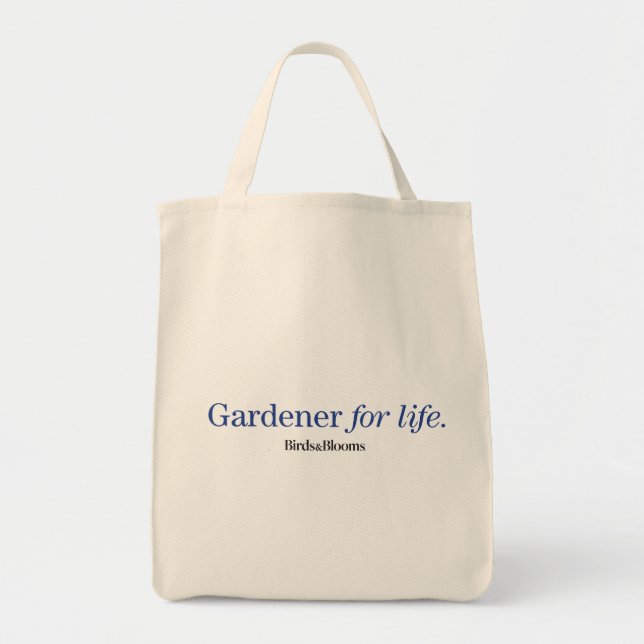 Bolso De Tela Jardinero para la vida (Frente)
