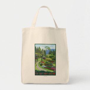 Bolso De Tela Jardines de Butchart - bahía de Brentwood