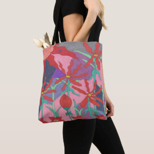 Bolso De Tela Jardines de verano de noche