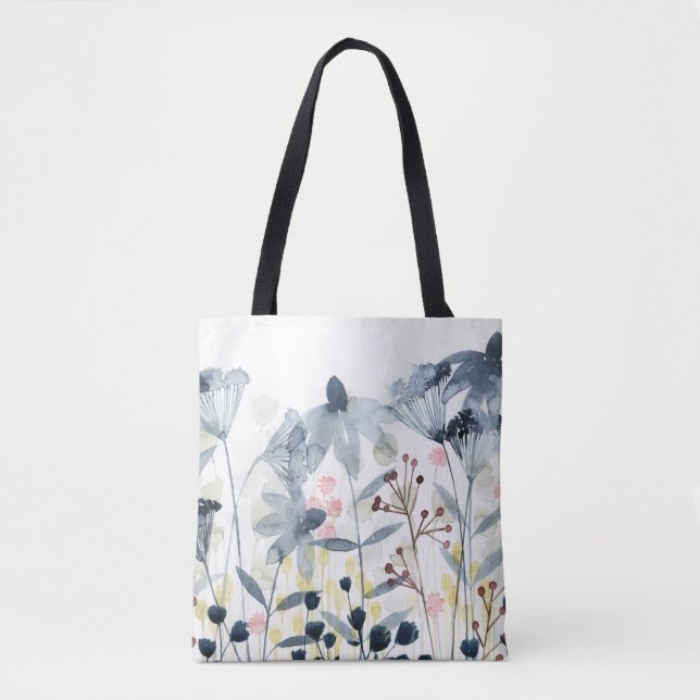 Bolso De Tela Jardines en capas - Flores acuáticas (Anverso)