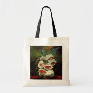 Bolso De Tela Jarrón con peonías de Vincent van Gogh