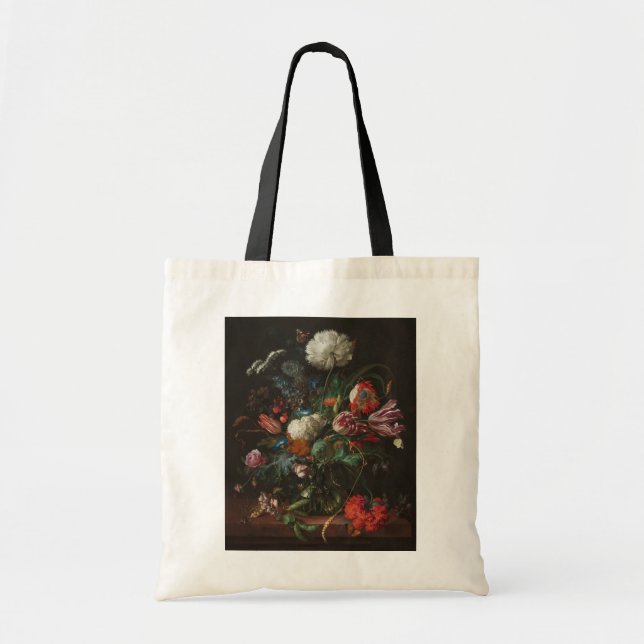 Bolso De Tela Jarrón de flores de Jan Davidsz de Heem (Frente)